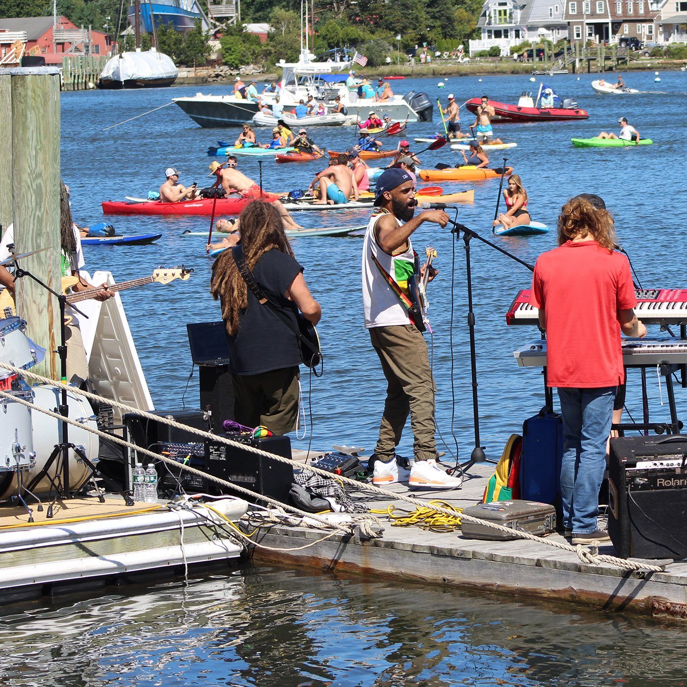 The First Floatchella in Mystic CT 2020