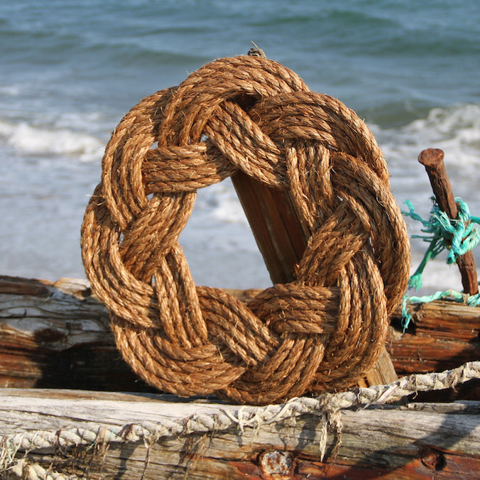 Manila Wreath On Vacation In Cuttyhunk Massachusetts