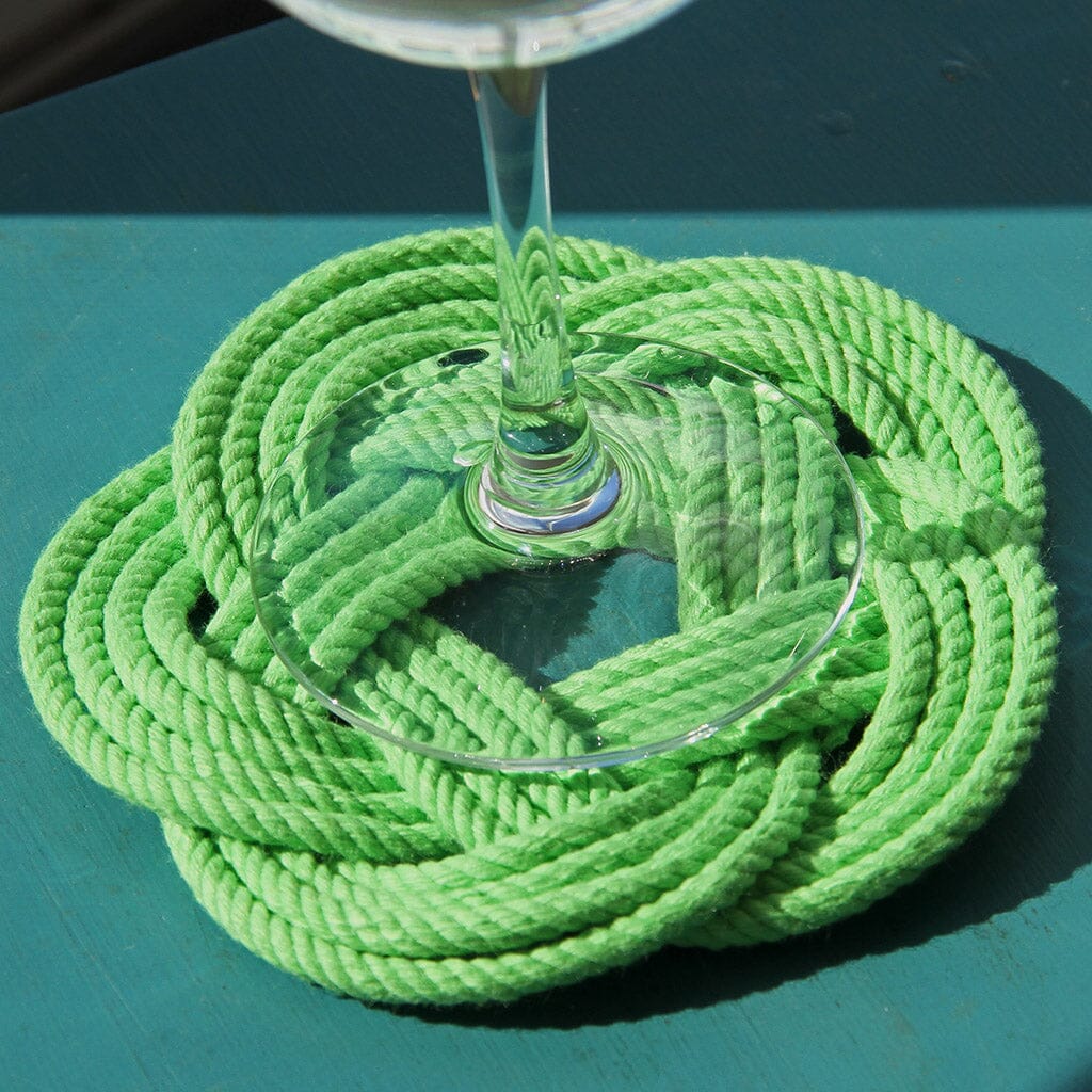 Sailor Knot Coasters, Set of 4 in 18 Colors Mystic Knotwork 