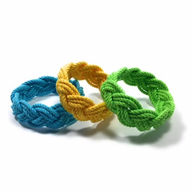 Nautical Knot Original Sailor Bracelet, 18 Color Custom Nautical Bracelet handmade at Mystic Knotwork