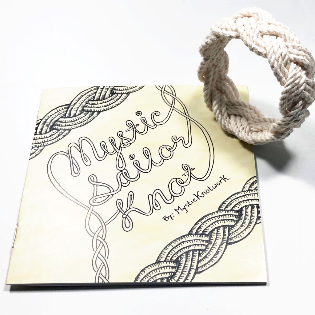 How To Tie A Sailor Knot Bracelet - Booklet and Cord bracelet Mystic Knotwork 
