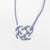 Celtic Heart Knot Necklace necklace Mysticknotwork.com Medium Blue 