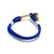Royal Blue Nautical Whale Tail Bracelet Brass 029 Mystic Knotwork 