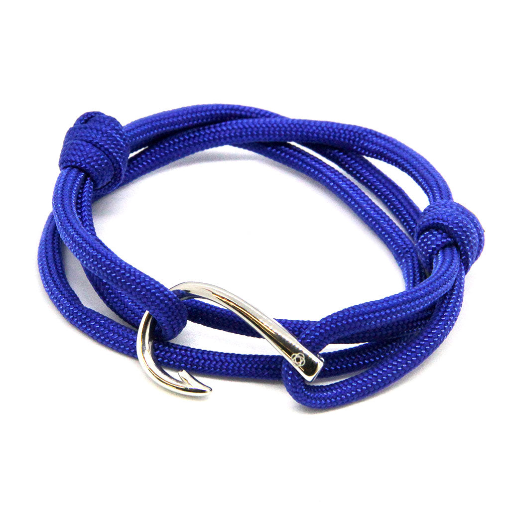 Adjustable Fish Hook Wrap, Bracelet or Anklet 14 Color Options Mystic Knotwork Royal (#29) 