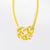Celtic Heart Knot Necklace necklace Mysticknotwork.com Yellow 