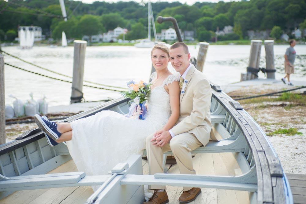 Nautical Wedding at Mystic Seaport - Taylor & Justin Acton