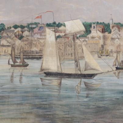 Historic Panorama Exhibit In Mystic, Whaling Voyage 'Round the World'