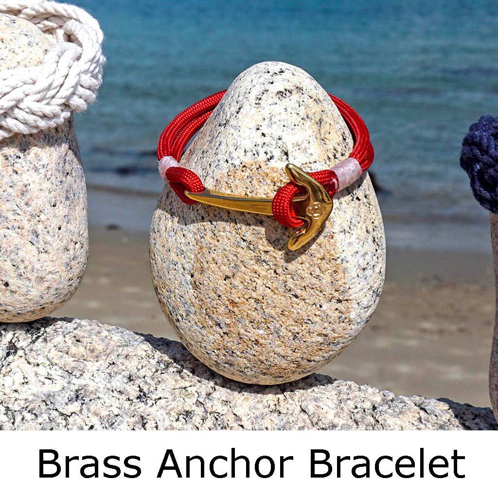 Nautical Anchor Bracelets with Brass