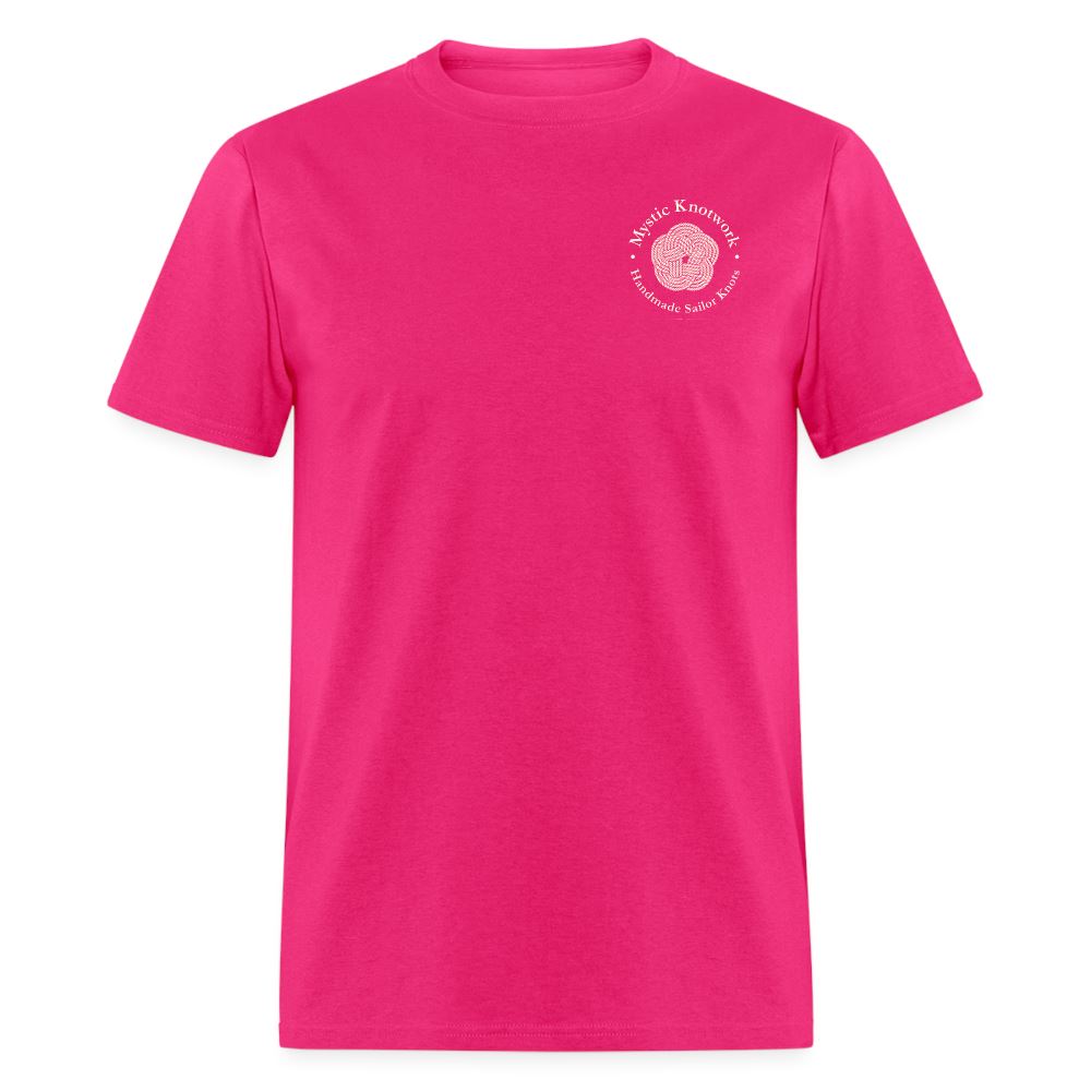 Mystic Knotwork Logo Tshirt - fuchsia