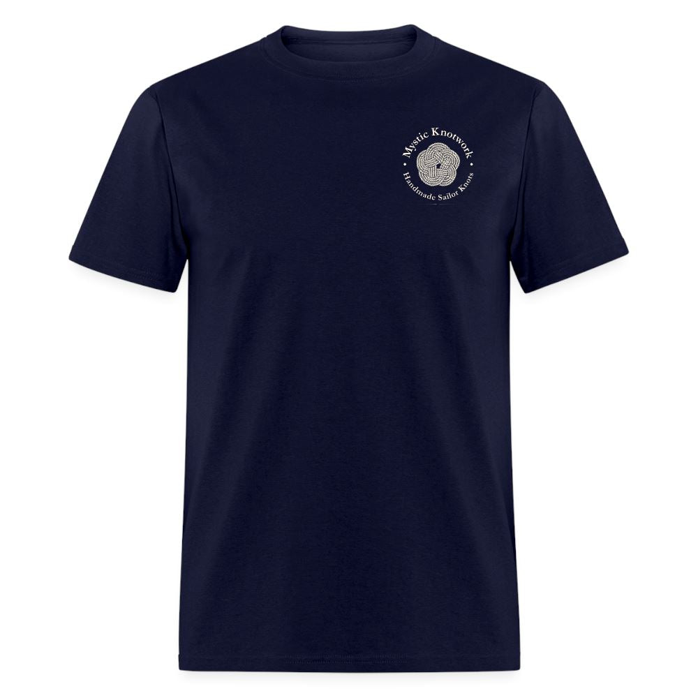 Mystic Knotwork Logo Tshirt - navy