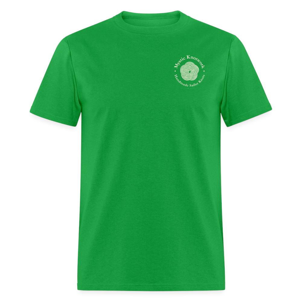 Mystic Knotwork Logo Tshirt - bright green