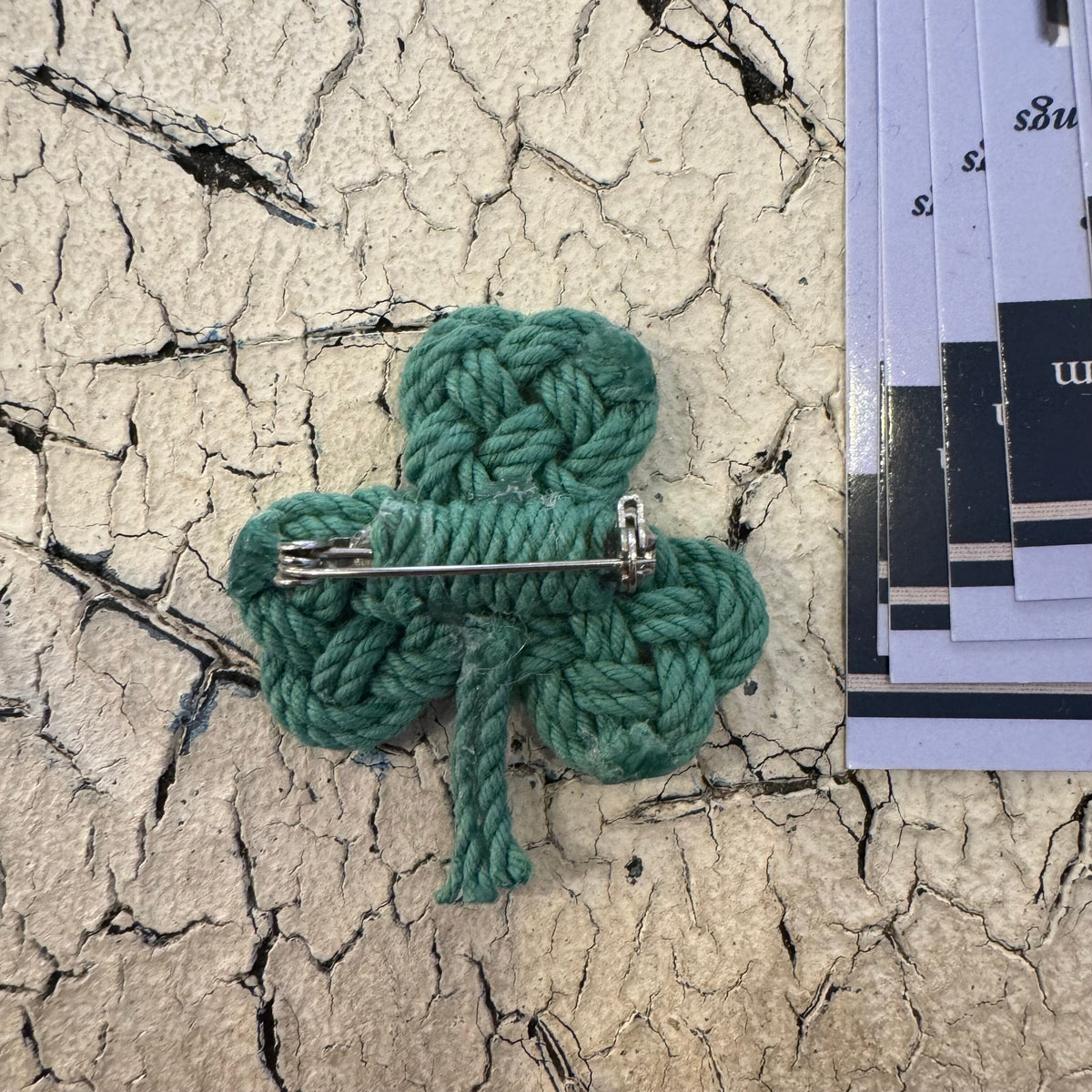 Shamrock Pin Mystic Knotwork 