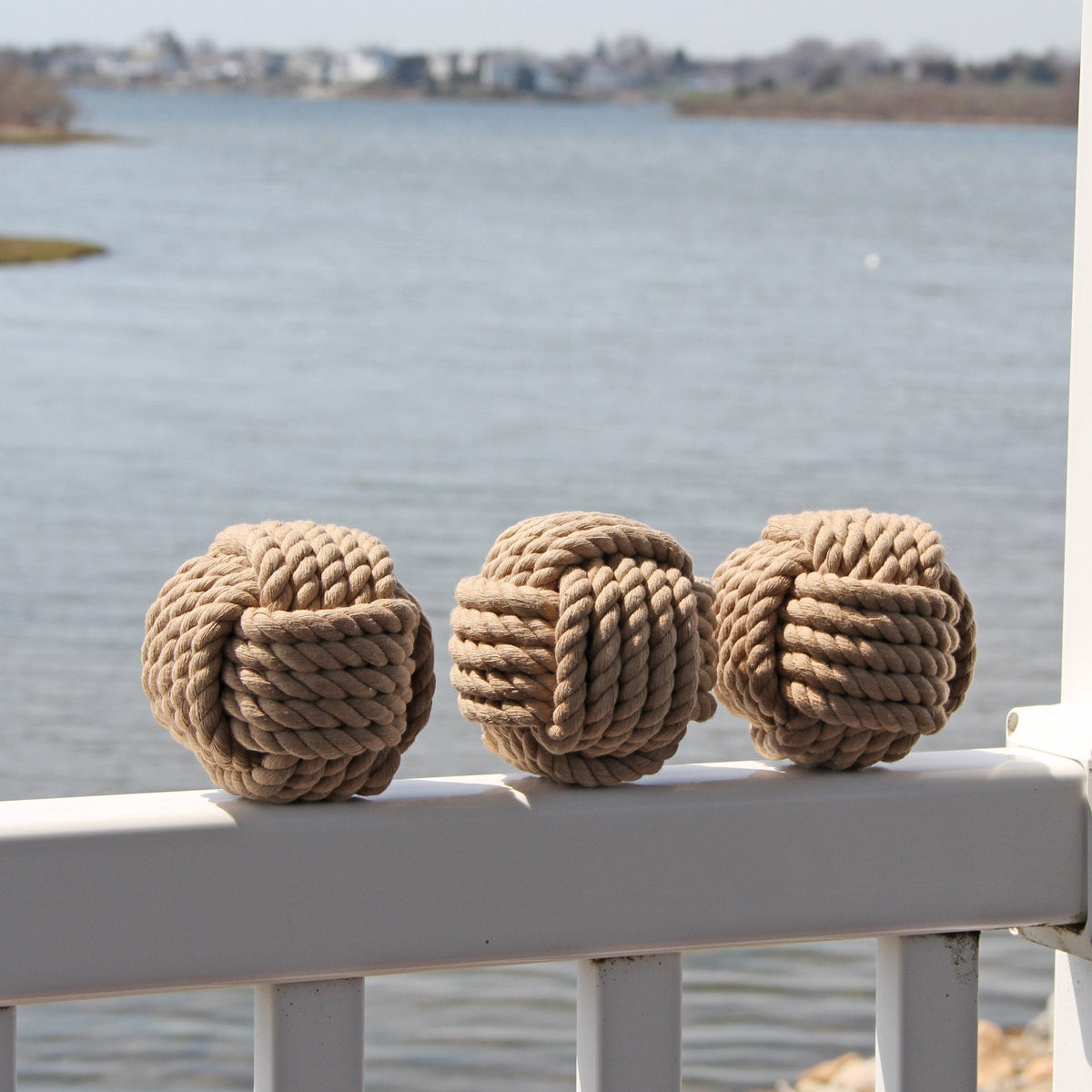 Nautical Knot Card Holder, Tan, 4.5", 5-Pass nautical wedding Mysticknotwork.com 