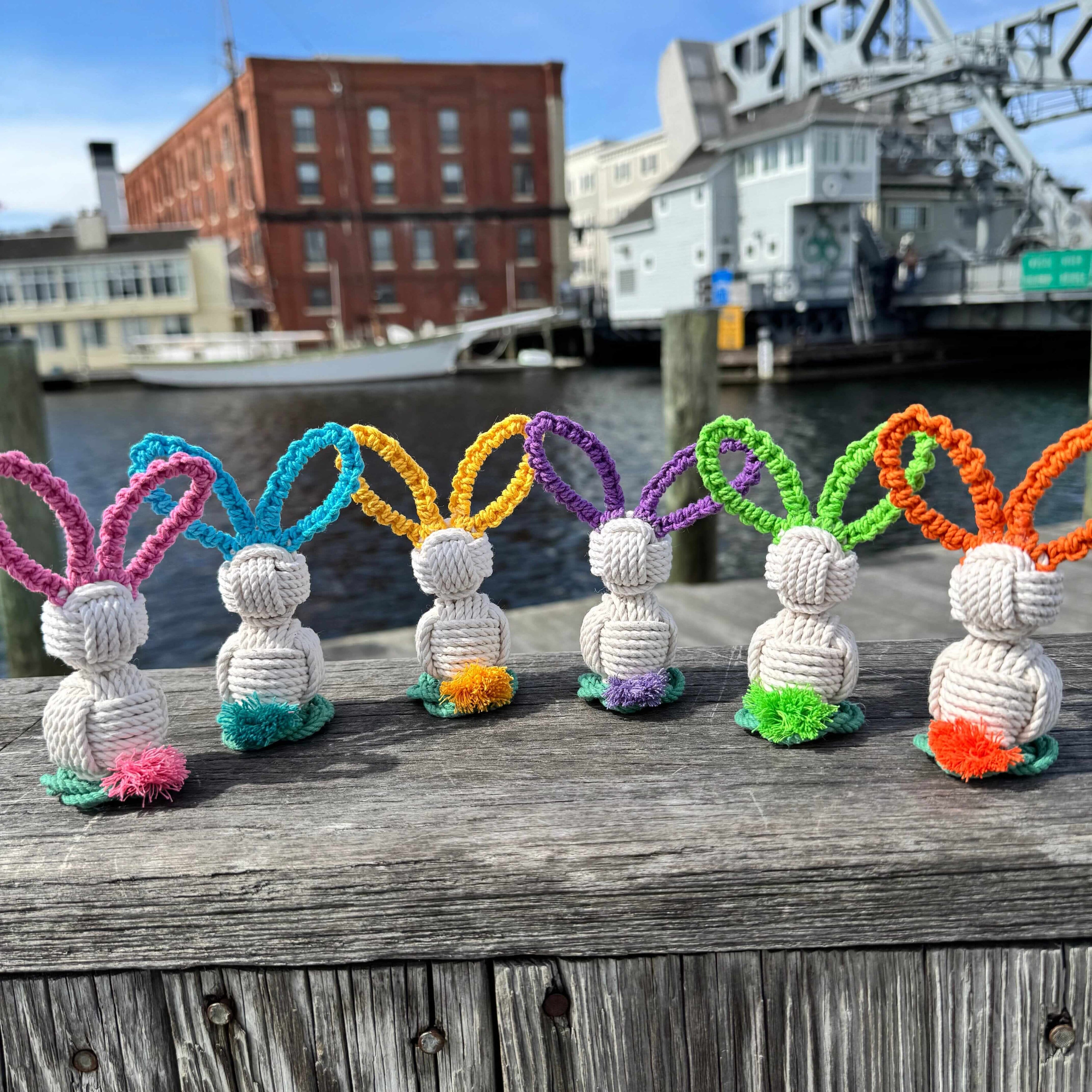 Monkey Fist Knot Easter Bunny - Mystic Knotwork