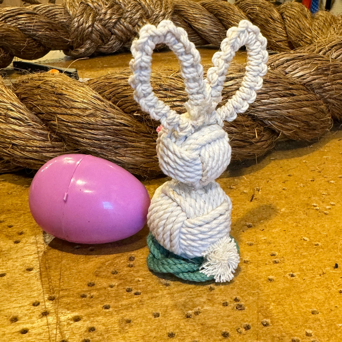 Monkey Fist Knot Easter Bunny Mystic Knotwork 
