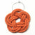 Sailor Knot Wine Charms Woven turkshead knot kitchen Mysticknotwork.com Orange 