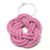 Sailor Knot Wine Charms Woven turkshead knot kitchen Mysticknotwork.com Pink 