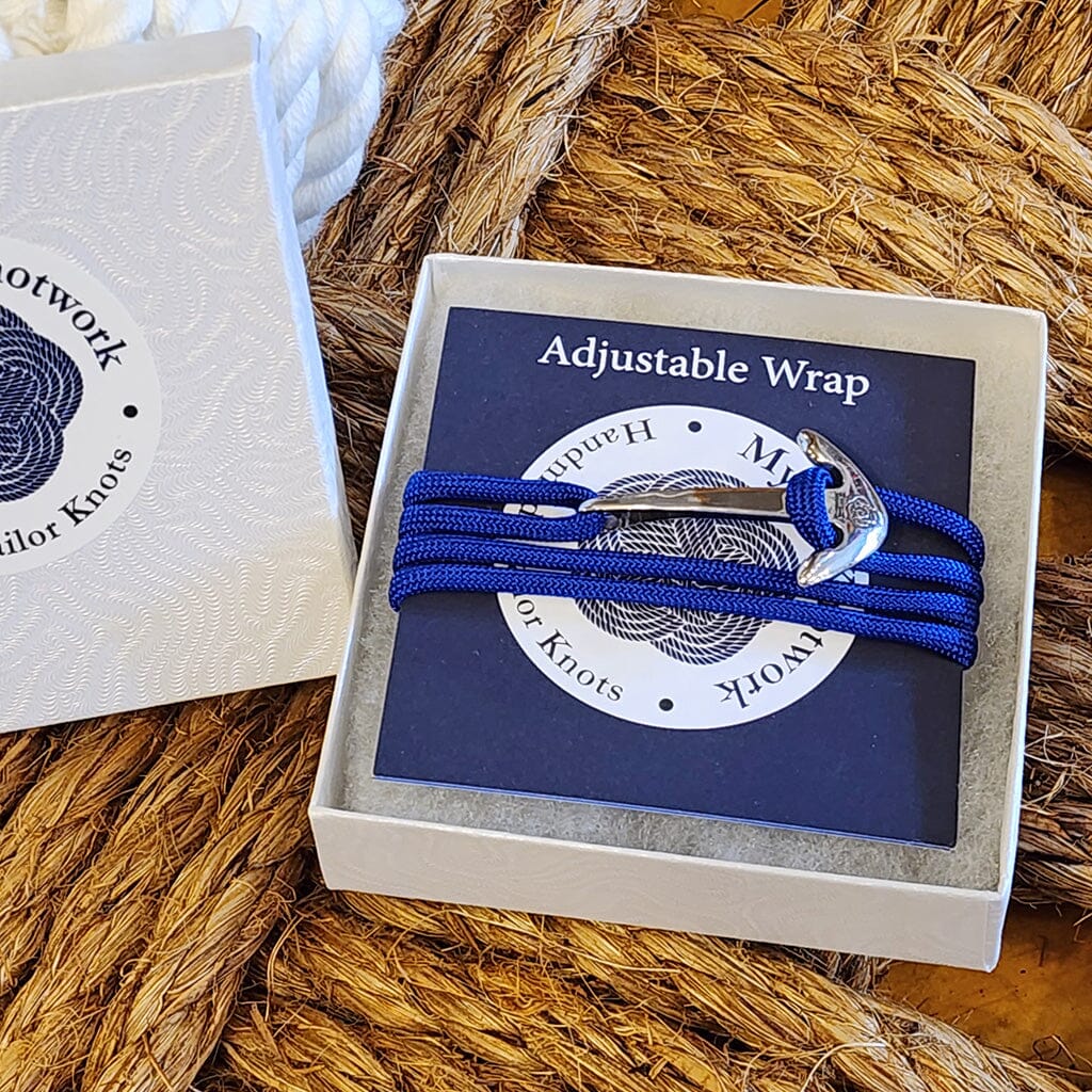 Royal Adjustable Anchor Wrap Use as a Bracelet, Anklet or Necklace 029 Mystic Knotwork 