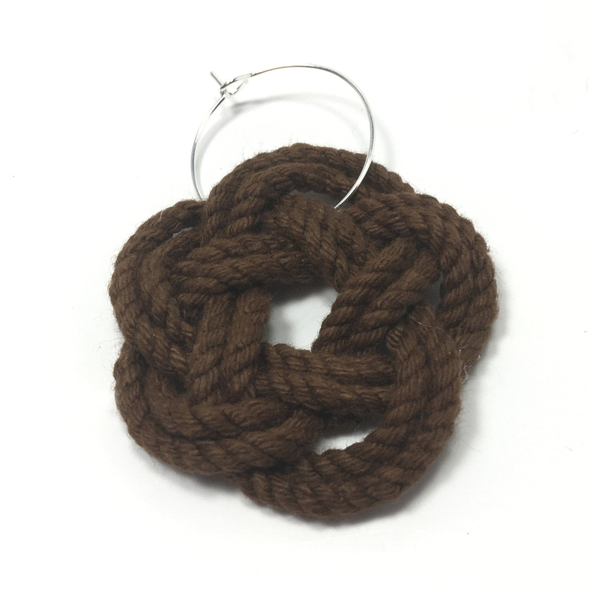 Sailor Knot Wine Charms, Nautical Colors kitchen Mysticknotwork.com Brown 