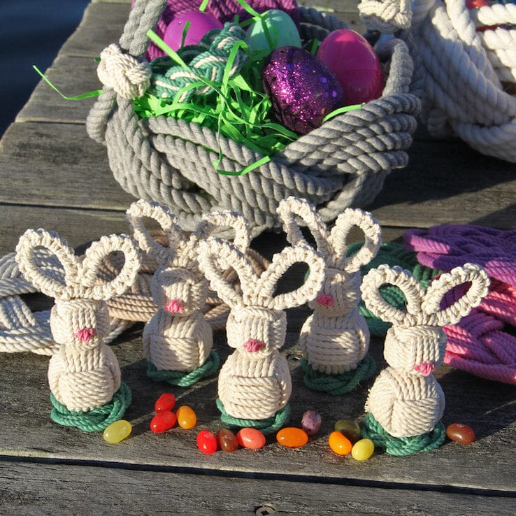 Monkey Fist Knot Easter Bunny Mystic Knotwork 