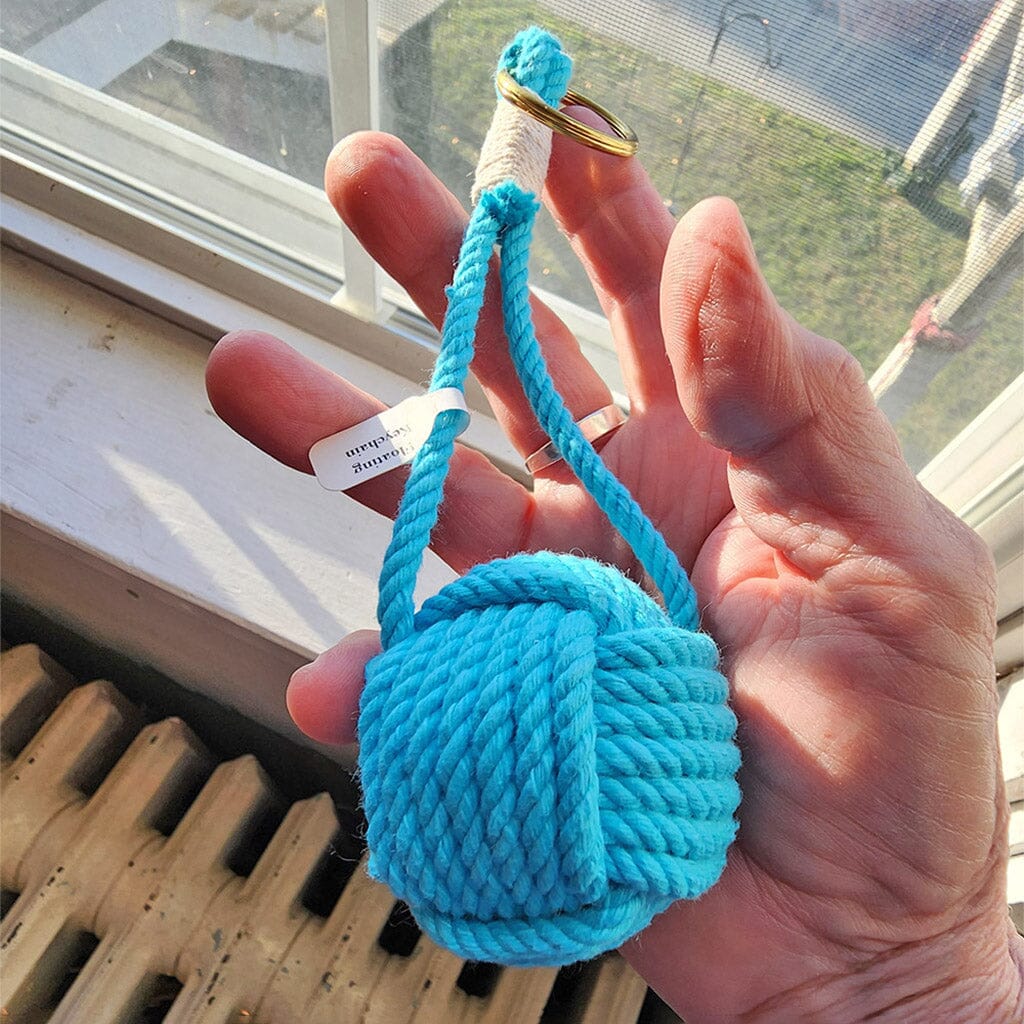 Monkey Fist Key Chain, Floating keychain Mysticknotwork.com 