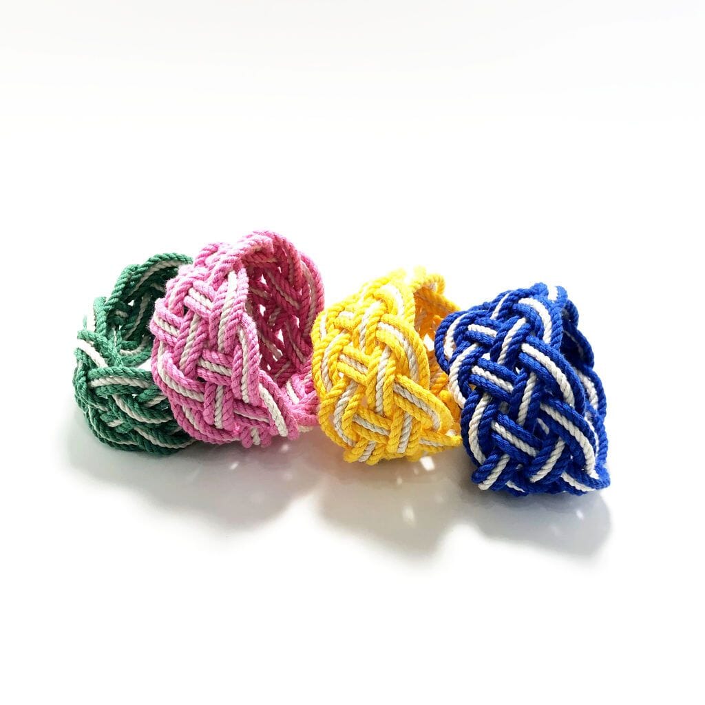 Wide Striped Sailor Knot Bracelet 18 Colors Mystic Knotwork 