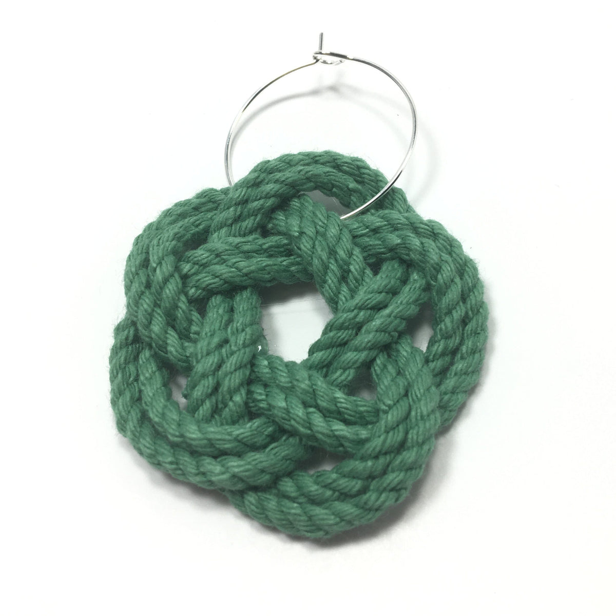 Sailor Knot Wine Charms, Nautical Colors kitchen Mysticknotwork.com Green 