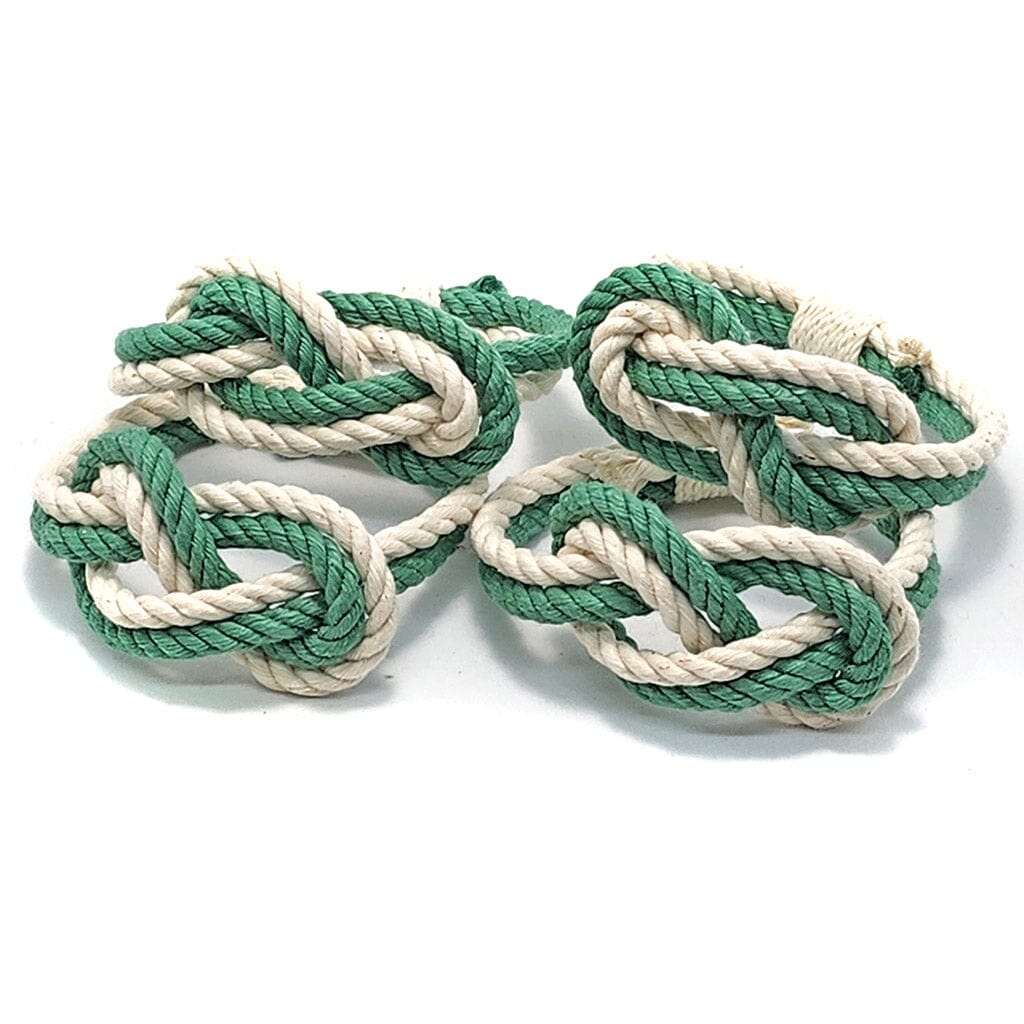 Figure Eight Infinity Knot Napkin Rings Stripe, Sets of 4 Mystic Knotwork 