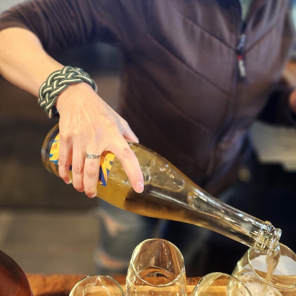 Wide Striped Sailor Knot Bracelets 18 Colors Mystic Knotwork 