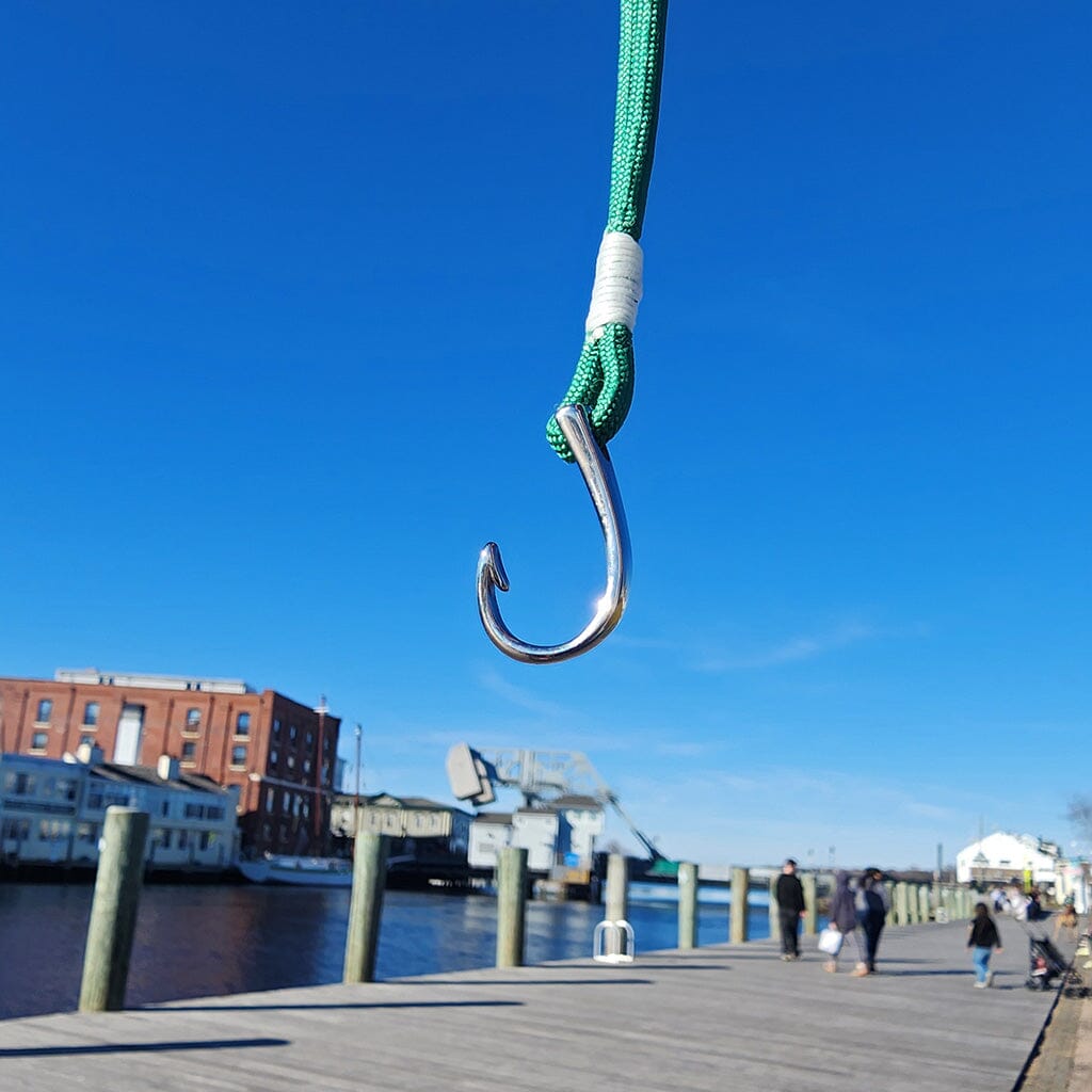 Green Nautical Fish Hook Bracelet Bracelets Mystic Knotwork 