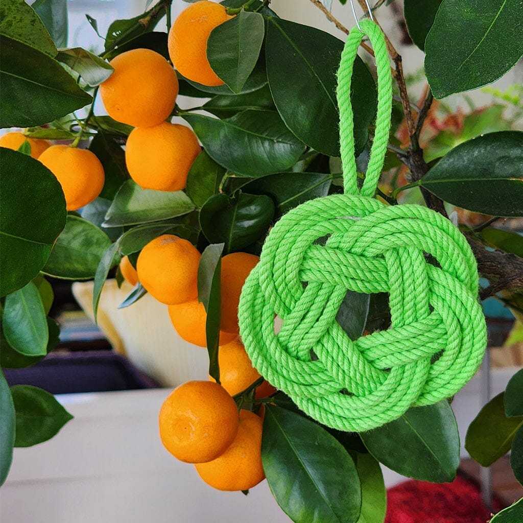 Nautical Knot Sailor Knot Christmas Ornament Custom in 17 colors handmade at Mystic Knotwork