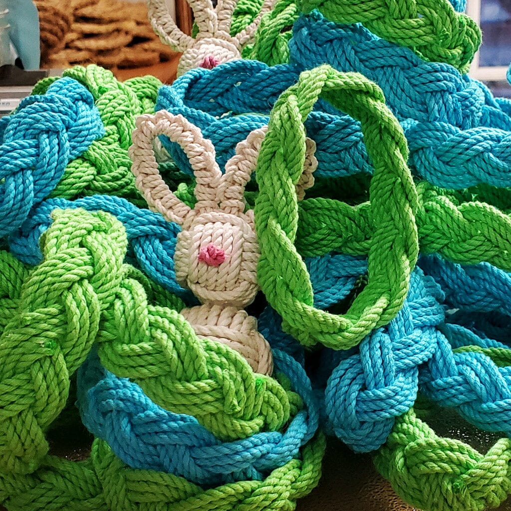 Monkey Fist Knot Easter Bunny Mystic Knotwork 