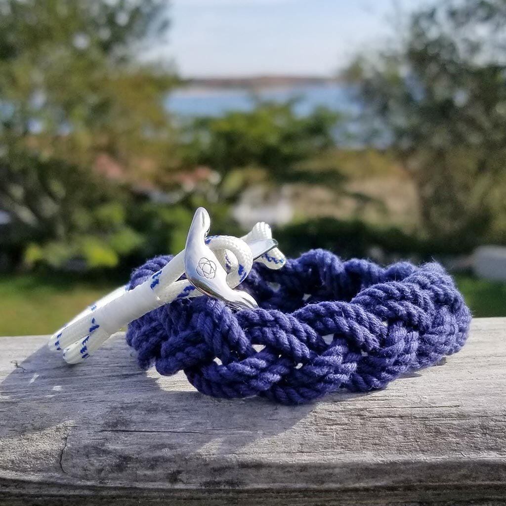 Narrow Sailor Bracelet, Choose from 18 Colors Mystic Knotwork 