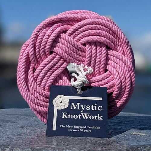 Sailor Knot Woven Coasters Pink Mystic Knotwork 