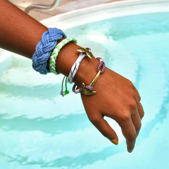 Adjustable Woven Chevron Bracelet, choose from 18 colors Mystic Knotwork 