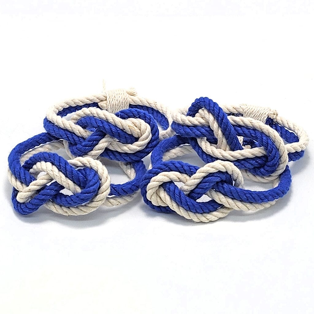 Figure Eight Infinity Knot Napkin Rings Stripe, Sets of 4 Mystic Knotwork 