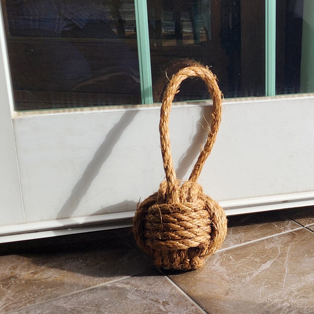 Monkey Fist Door Stop, Small Manila home decoration Mysticknotwork.com 
