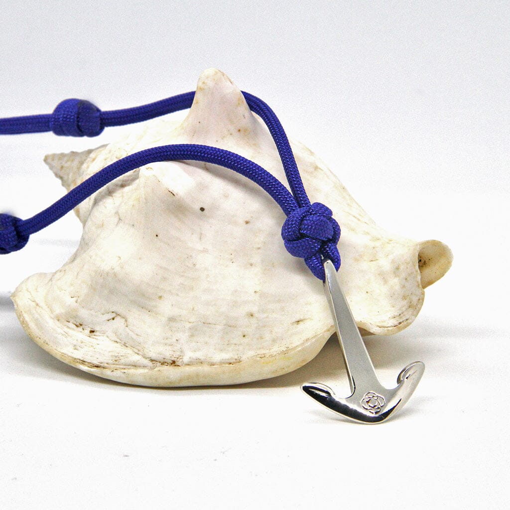 Royal Anchor Adjustable Necklace Stainless Steel 029 Mystic Knotwork 