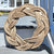 Sailor Knot Wreath or Centerpiece, Tan, w/ Frame home decoration Mysticknotwork.com 