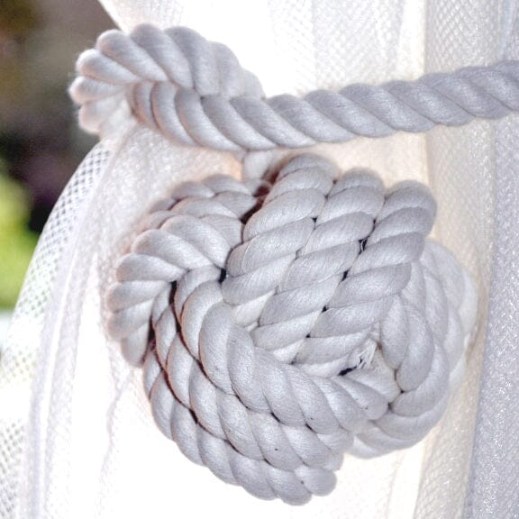 Monkey Fist Curtain Tie Back (each) home decoration Mysticknotwork.com 