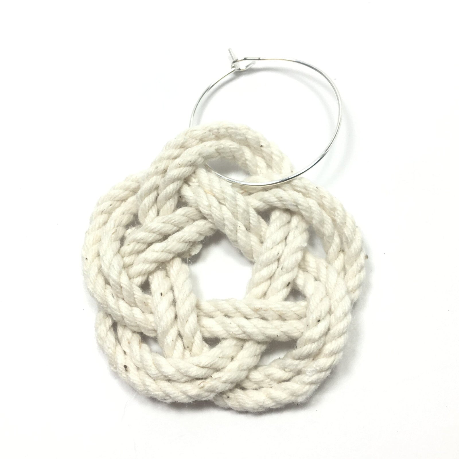 Sailor Knot Wine Charms, Nautical Colors kitchen Mysticknotwork.com White 