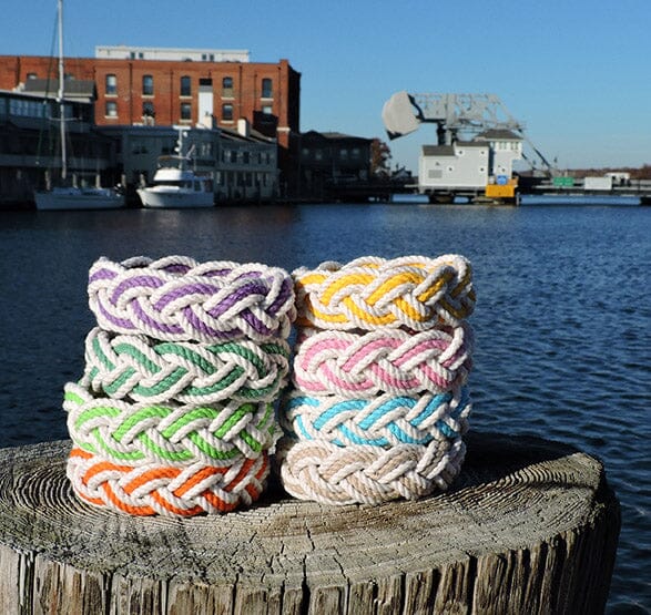 Striped Sailor Bracelet, Custom Colors - Choose Your Own bracelet Mysticknotwork.com 