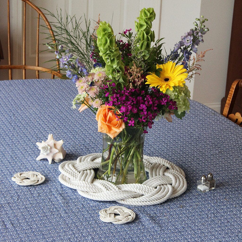 Sailor Knot Wreath or Centerpiece, White home decoration Mysticknotwork.com 