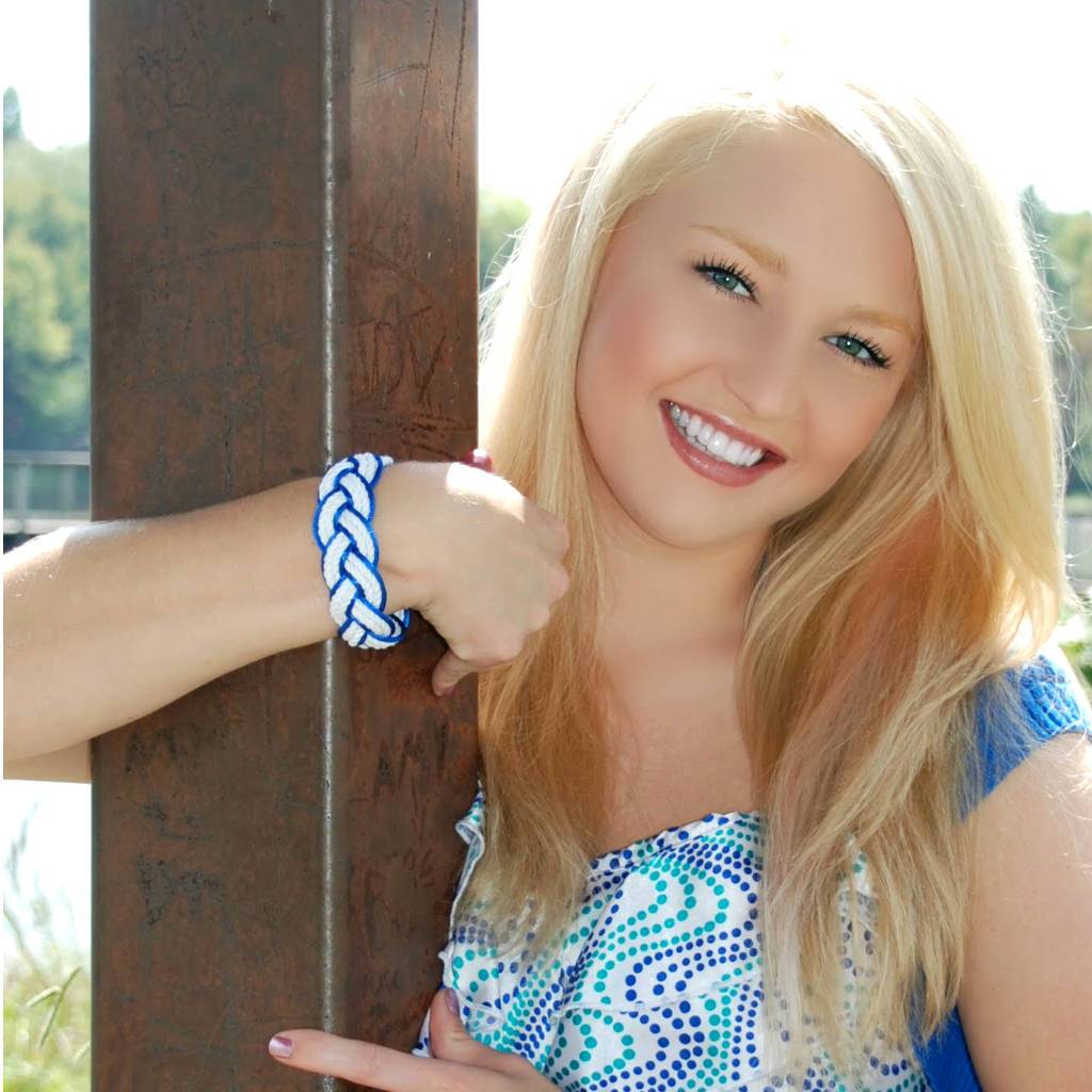 Forest Green Sailor Bracelet Satin Outline bracelet Mystic Knotwork 