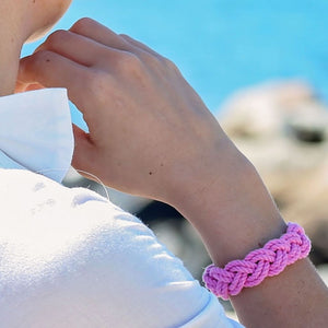 Nautical Knot Narrow Sailor Bracelet, Choose from 18 Colors handmade at Mystic Knotwork