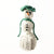 Green Cap Nautical Snowman Hand Woven Monkey Knots for your tree Mystic Knotwork 