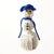 Royal Blue Cap Nautical Snowman Hand Woven Monkey Knots for your tree Mystic Knotwork 
