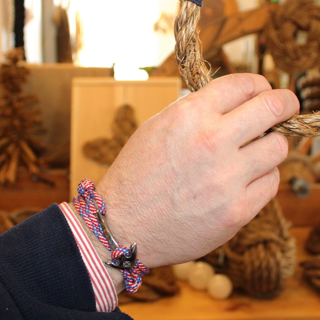 Burgundy Adjustable Anchor Wrap Use as a Bracelet,Anklet,or Necklace 022 Mystic Knotwork 