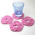 Sailor Knot Coasters, Woven in Pink , Set of 4 home decoration Mysticknotwork.com 