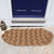 Large Nautical Rope Mat from natural Manila Rope 2275 home decoration Mysticknotwork.com 